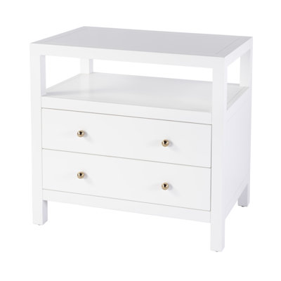 Nora 2-Drawer Wide Nightstand