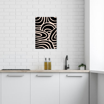 «Ellamarie Lineal Water Wave On Canvas» par Wynwood Studio Print