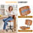 Ovidia Modern Ergonomic Drafting Chair with Footrest Ring, Tall Office Chair for Standing Desk and Bar Counter-1710843715
