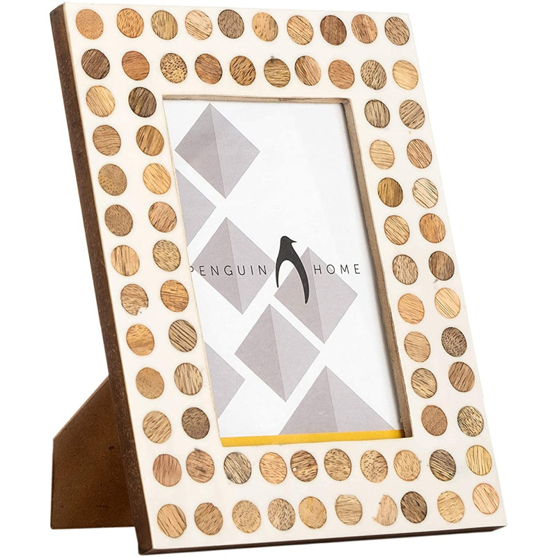 Bevelled Picture Frame, Wood, 24cm H x 19.3cm W x 24.3cm D