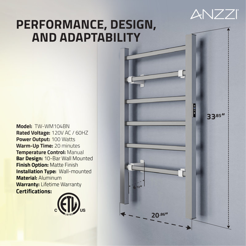 Chauffe-serviettes électrique Naples