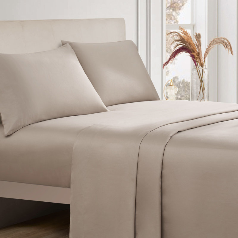 The Sheet Lab Cloud Embrace Sheet Sets, Queen Sheet Set with 2 Pillowcases, Brown