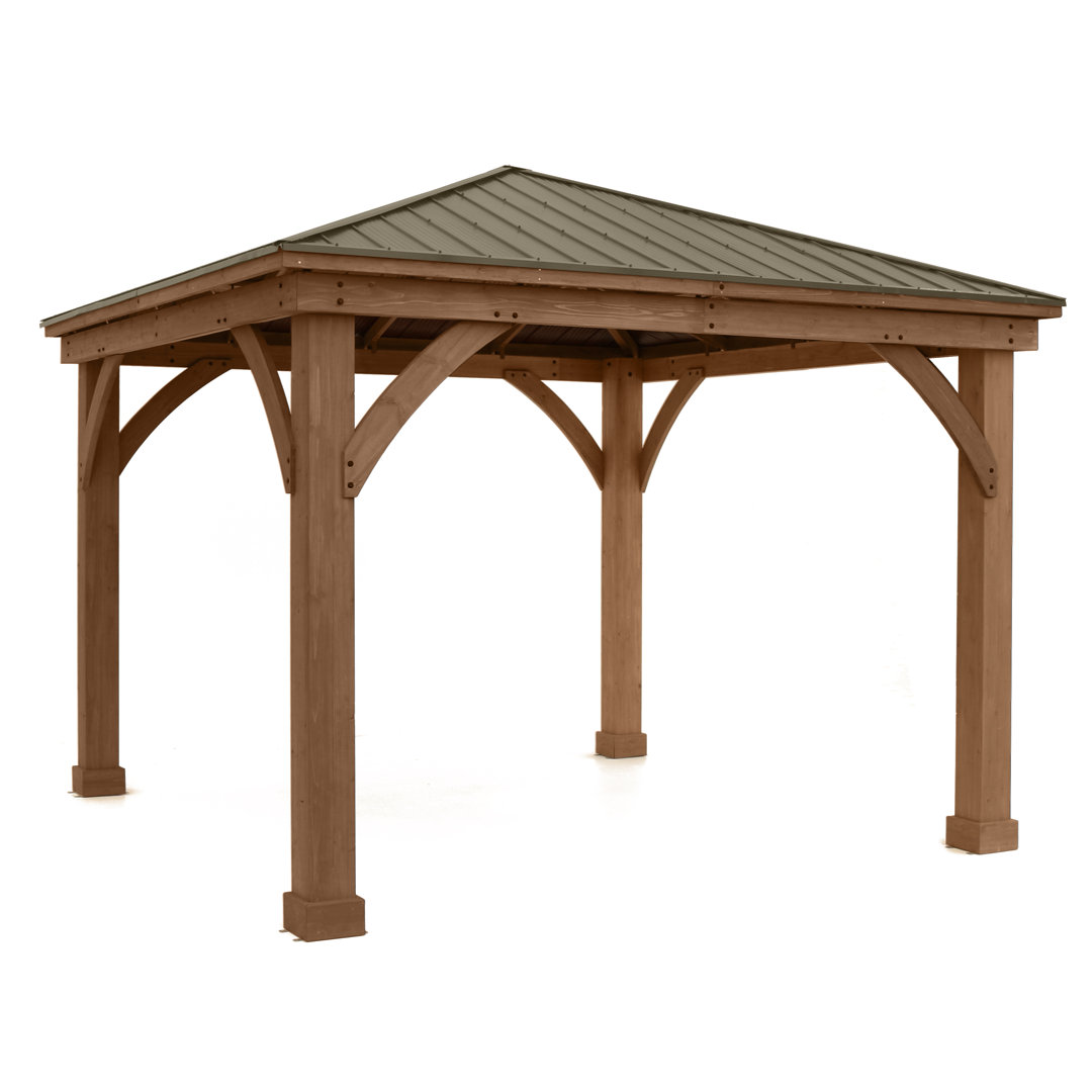 3.5 m x 3.5 m Pavillon aus Holz