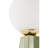 Ceramic Table Lamp with Glass Round Shade-414992561