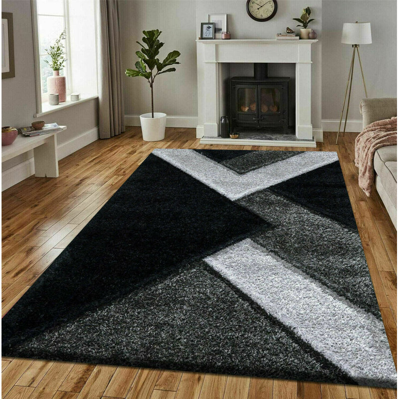 Fogel Geometric Area Rug, Rectangle 60 x 110cm