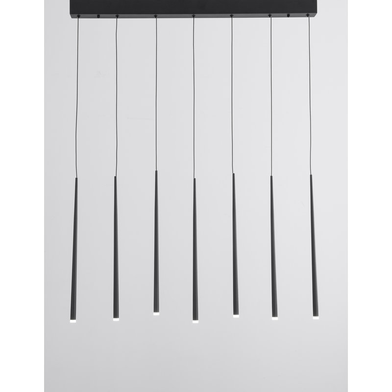7 - Light Black LED Kitchen Island Pendant