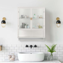 Wayfair  Clear Bathroom Cabinets & Shelving You'll Love in 2023