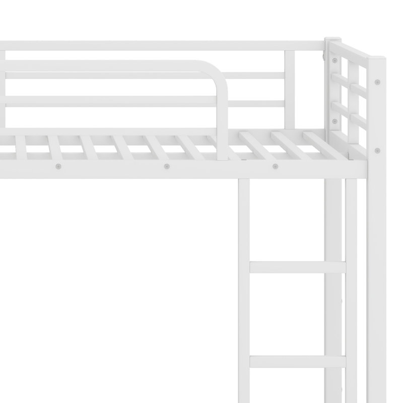 Metal Bunk Bed, White