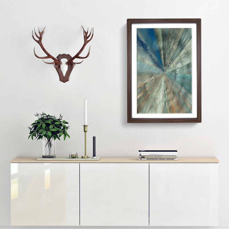 Pinpoint - Framed Print, Walnut, 76cm H x 50cm W x 2cm D