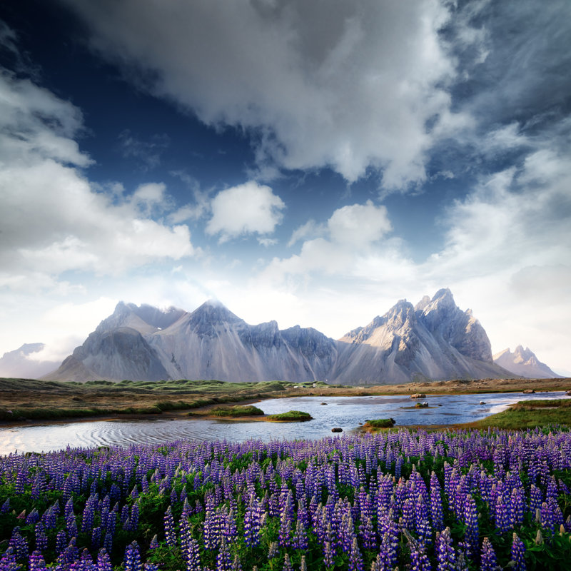 Iceland Landscape by Smitt - Wrapped Canvas Print, 30cm H x 46cm W