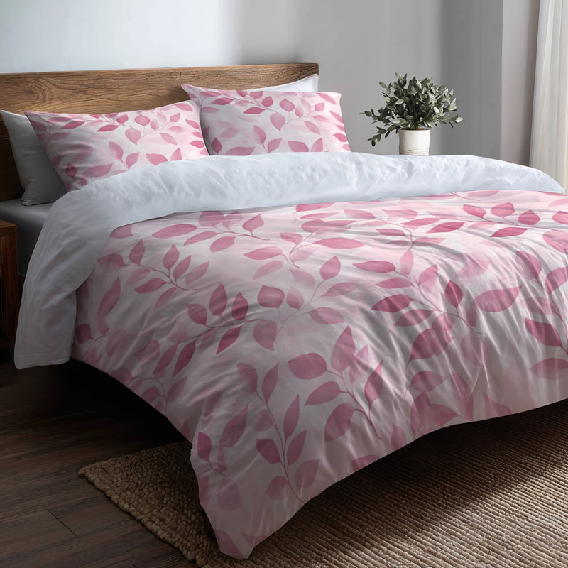 Ensemble de 4 édredons Floral Bedding, Édredon grand et 3 pièces supplémentaires