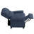 Bustle-Back Pushback Recliner Chair with Nailhead Trim in Chenille-92610671