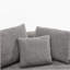 109 Inch Cloud Sectional Couch, Boneless Sofa For Living Room, Corduroy Modular Couch With L Shape Chaise, Modern Compressed Sofa In A Box, Memory Foam Filling (LIGHT GREY)-717240775