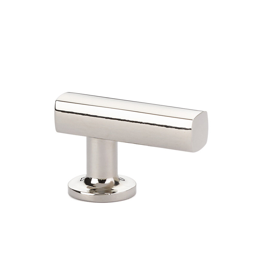 Urban Modern Bar Cabinet Knob, Polished Nickel