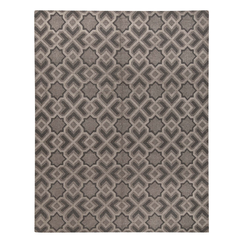 Hand Knotted Geometric Indoor Rug