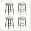 Ensemble de 4 tabourets de comptoir modernes-121321847