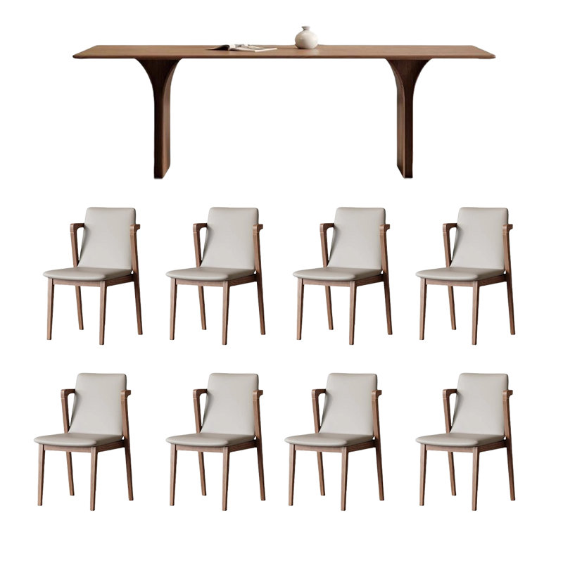 Ensemble de table et chaises Minimalist, H 29,52 po x L 86,61 po x l 35,43 po