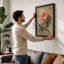 Peony in Bloom Japandi - Framed Print-1716155980-1716155983