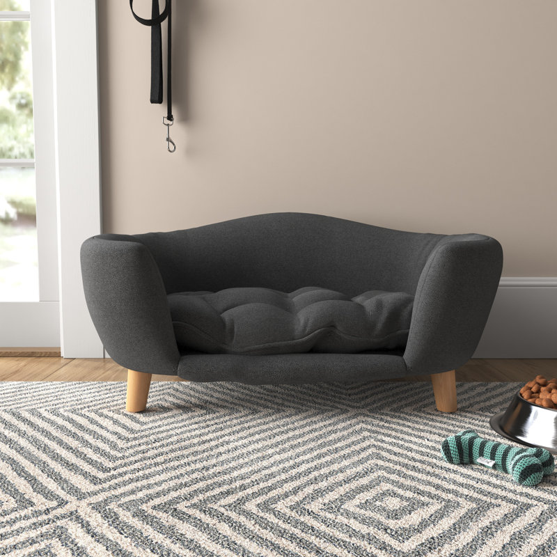 Howse Orthopedic Polyester Pet Bed, Dark Grey