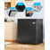 TABU Chest Freezer, 3.5 Cu Ft Deep Freezer with Removable Storage Basket, Black Top Open Door Freezer with 7 Level Adjustable Temperature