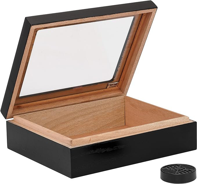 Kanili Cigar Humidor, Black