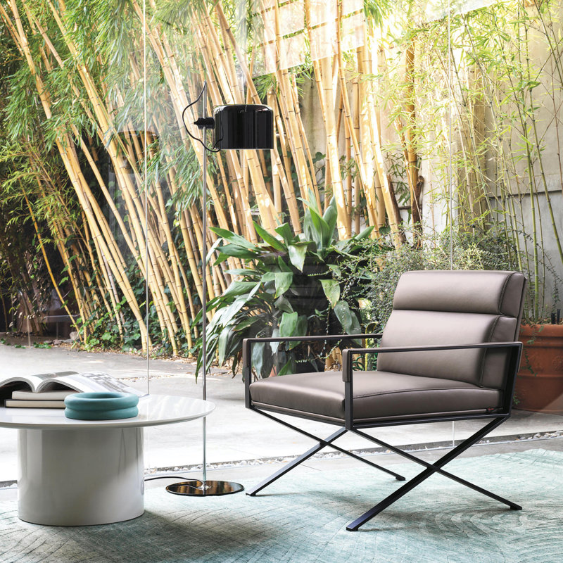 Coupé 55" Floor Lamp, Gold