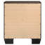 Table de chevet 2 tiroirs Brookes cacao foncé-93620207