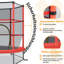 Jennie Freeport Park ft Hexagon Backyard Trampoline with Safety Enclosure