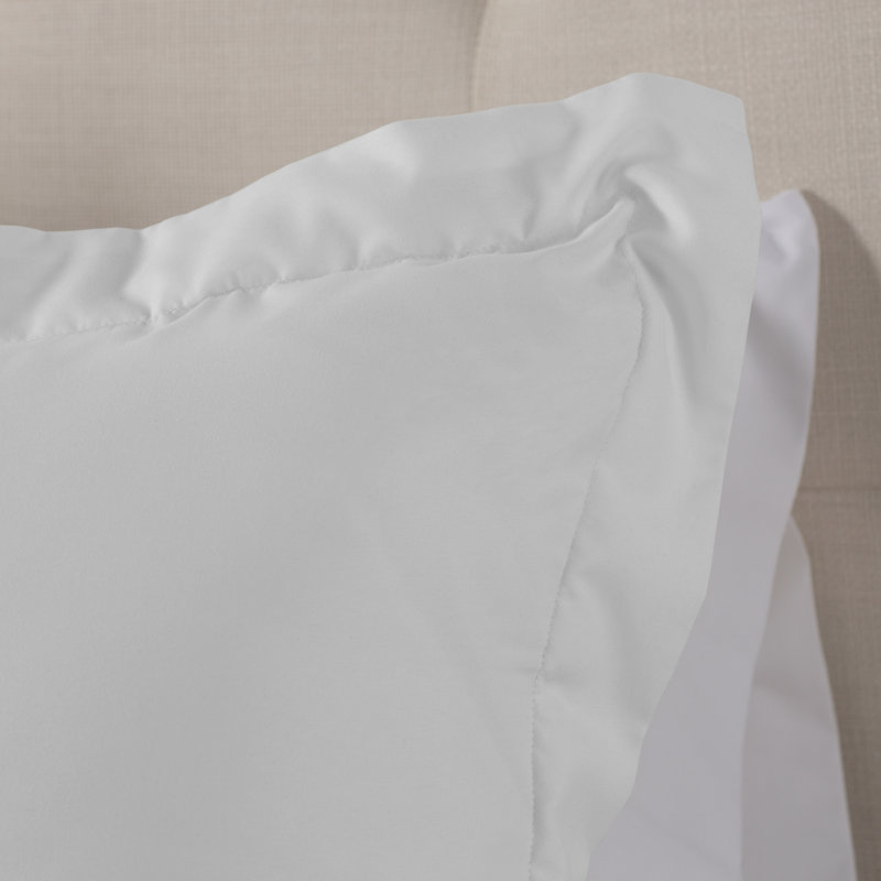 Ensemble de lit dans un sac léger - Basics by Wayfair ™, Édredon simple + 5 pièces supplémentaires, Blanc
