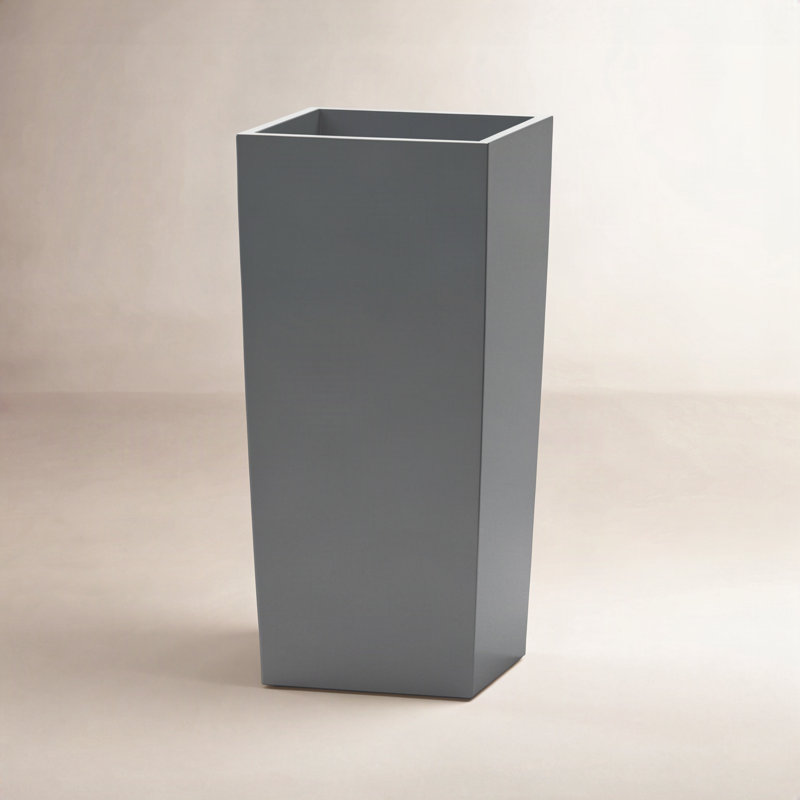 Roseline Handmade Planter Box, 30" H x 16" W x 16" D, Gray