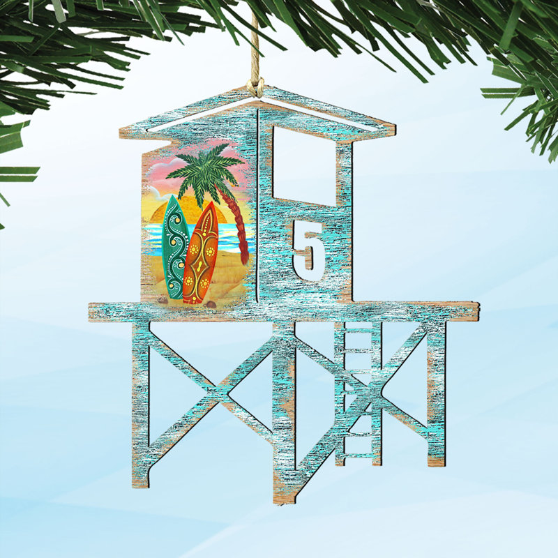 Ornement suspendu Tidaholm Beach Lifeguard Tower