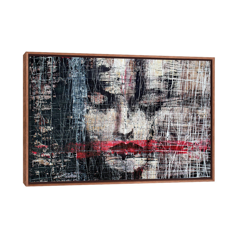 Cage II by Donatella Marraoni - Print on Canvas, 101.6 cm H x 66.04 cm W, Classic Brown Wood Framed