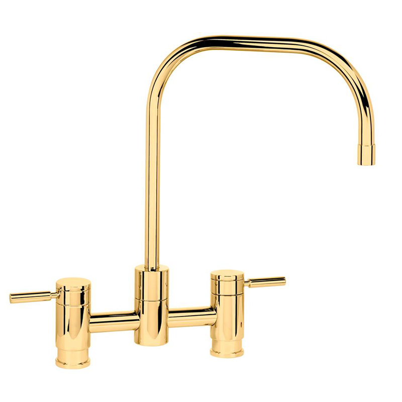 Fulton Bridge Faucet, Polished Brass