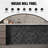 Acoustic Wall Paneling-Set of 4 - 23.6"x23.6" Mosaic Style Paintable Sound Absorbing Wood Wall Panels - 15.5 sq ft Coverage for Living Room, Bedroom, Fireplace, Home Theater, Office-121598352