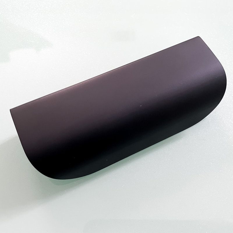  Curved Edge Invisible Pull, Matte Black