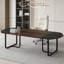 Table d'ordinateur Curved Design (ne pas inclure les tabourets)