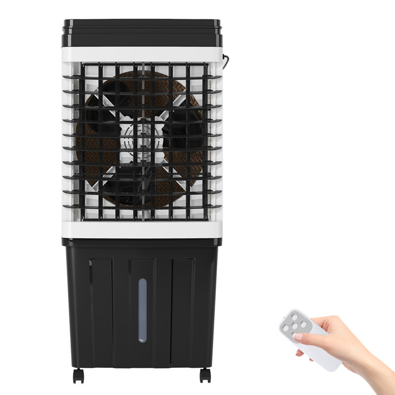 Refroidisseur par évaporation portatif 2953 CFM - noir