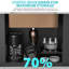 Évier de cuisine 30 po x 21 po x 10 po en or rose, acier inoxydable T304 de calibre 16 - égratignure, drainage facile, ensemble de bonde inclus et instructions