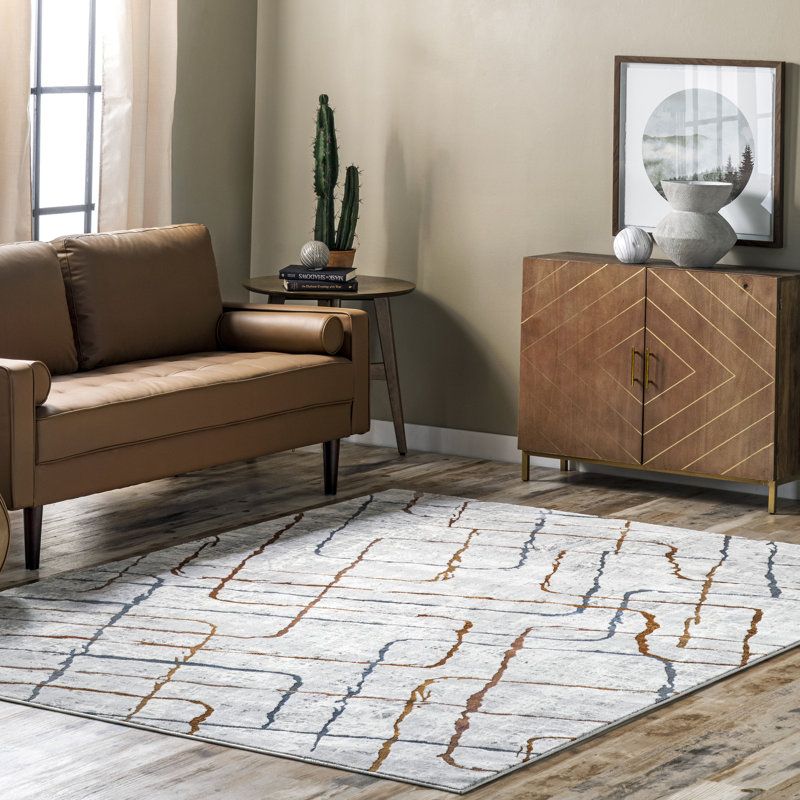 Tapis gris clair Fayson, Rectangle 5 pi x 8 pi
