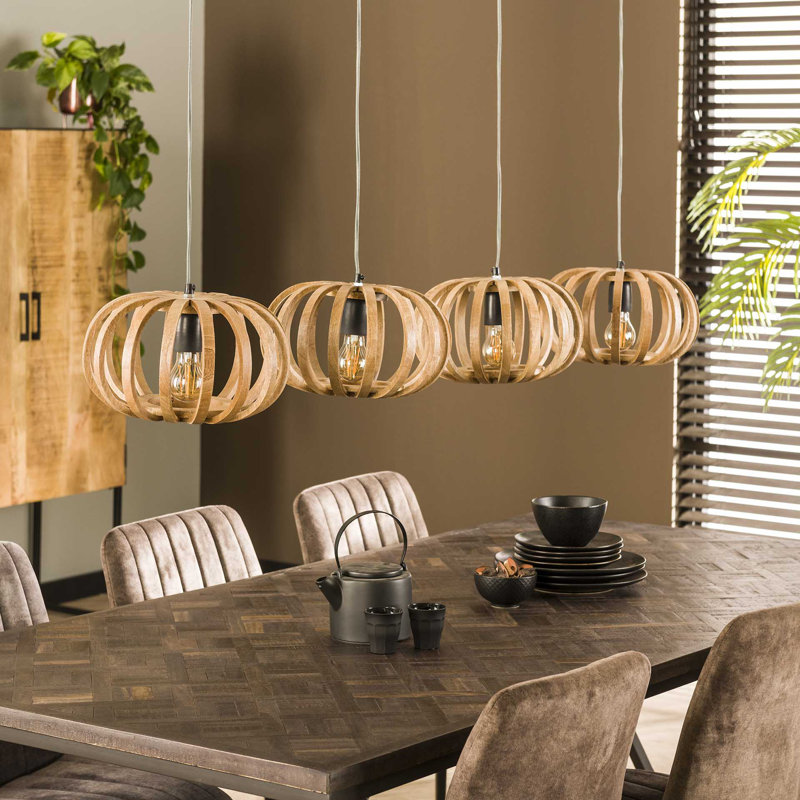 Falco 4 - Light Brown Geometric Pendant