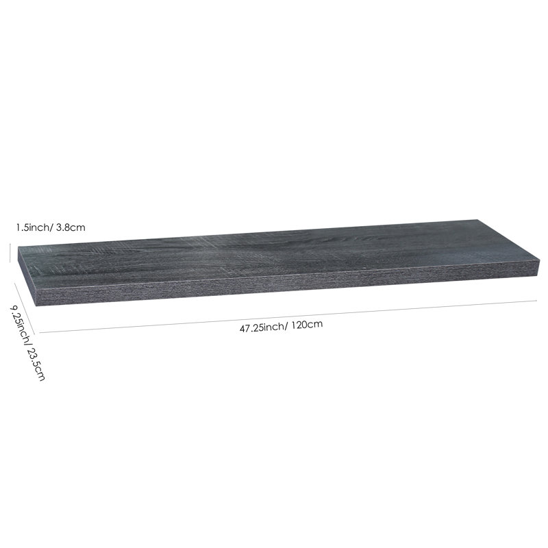 Billi-Jo Floating Shelf with Reclaimed Wood