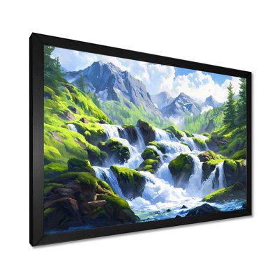 «Cascadeing Waters In Washington II», impression murale de Washington