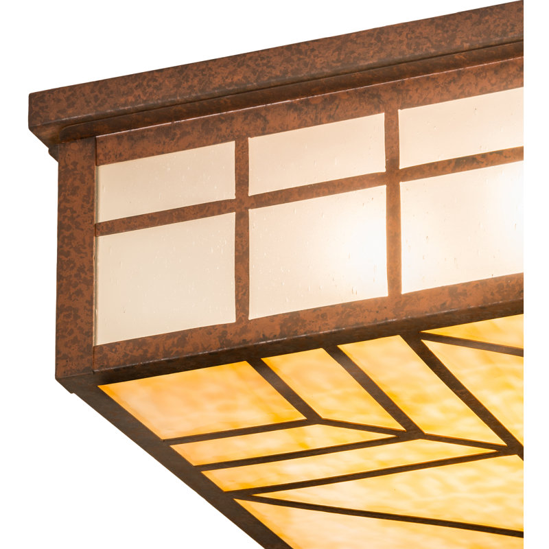 Chandra Glass Flush Mount
