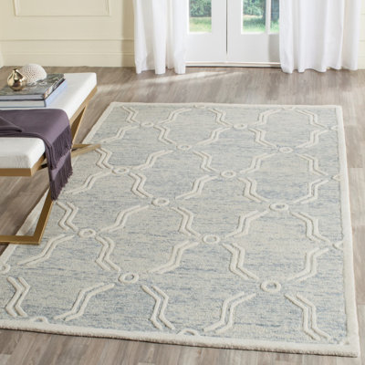 Cannen Hand Tufted Wool Geometric Rug