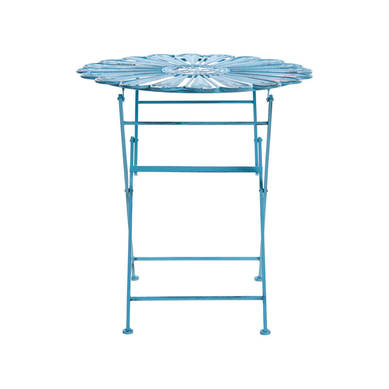 Bistro Set Kurz Metal Blue, Blue
