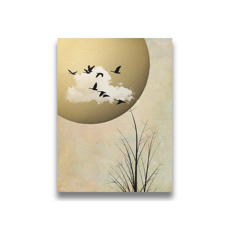 Over the Hills par Hal Halli. Estampe numérique, H 30 po x l 40 po, Toile tendue, Ne s’applique pas