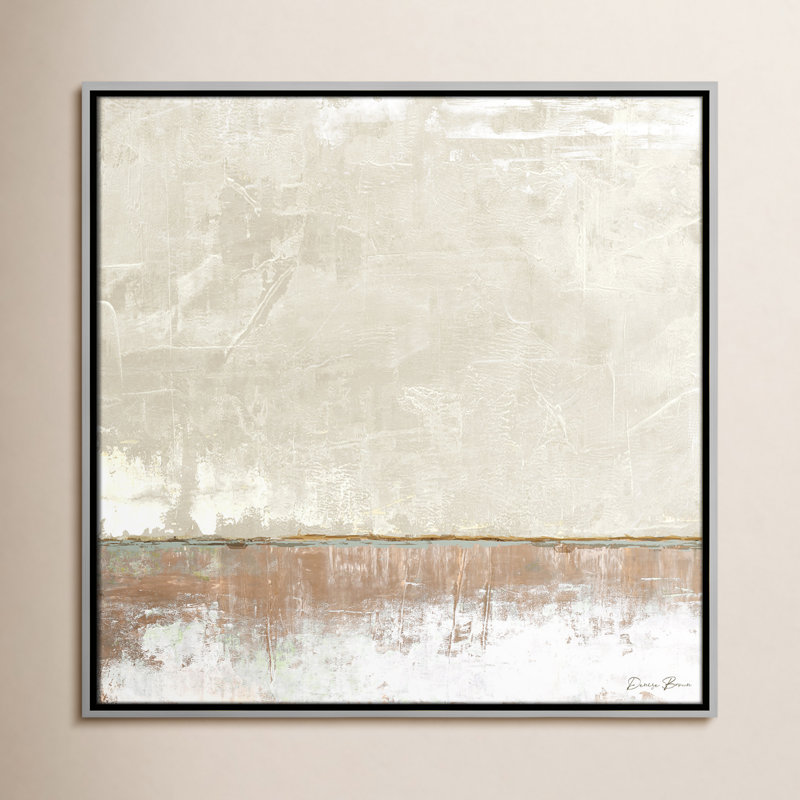 Delevan "Better Days II" Print, 25.5" H x 25.5" W, Espresso