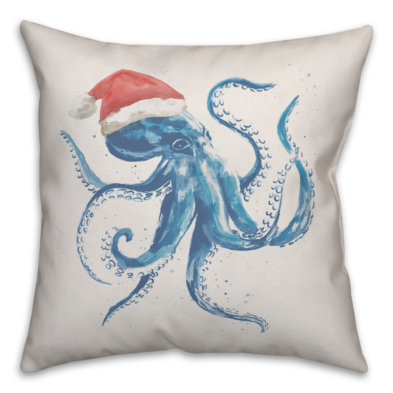  Santapus Square Throw Pillow