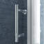 Porte de douche pivotante sans cadre avec verre transparent 30 "à 31 1/4" x H 72 "-102534608