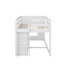 Lit mezzanine simple avec armoire et tablette-2088649930